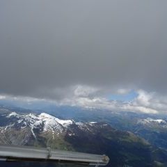 Flugwegposition um 12:45:22: Aufgenommen in der Nähe von Prättigau/Davos, Schweiz in 3600 Meter